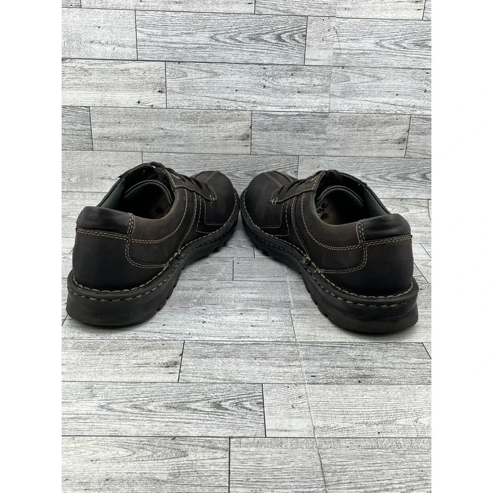 Clarks Collection Tilden Walk Men‎ Size 10.5 M Dark Brown Leather Oxford Shoes